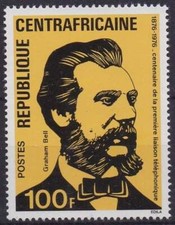 Centrafricaine postfris 1976 MNH 399 - Alexander Bell / Telefoon 100 jaar Telefoon price