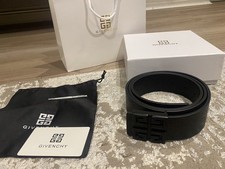 Givenchy Mens Black Belt - New with Box & Bag Heren Riem Tas price