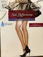 Hanes Silk Reflections Silky Sheer Barely There CD Control Top Pantyhose Pantyhose price