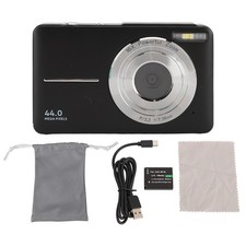 Black Digital Camera 44MP 1080P FHD 16X Zoom 2.4 Inch Color Screen Compact S OU Digitale camera's price