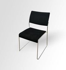 Office Conference Waiting Reception Visitor Stackable Stacking Chair BLACK ISO Bezoekersstoel voor kantoor price