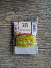 Wapsi fly tying materials Rayon Chenille, Medium Worm Green Chenille price