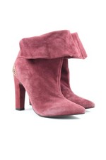 Slip-on laarzen Dames Enkellaarsjes met hak Maat EU 38 roze casual uitstraling Dames Laarzen price