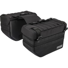 Thrashin Supply Company Expedition Saddlebags - Black TSB-008 Tassen price
