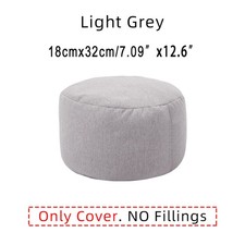 Bean Bag Cover Cotton Linen Ottoman Footstool Footrest Round Stool Chair Cover Bean Tas Stoel price