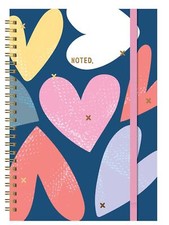 A5 Notebook Hardcover Wiro Blue X My Heart Noted Notepad Journal Notes Planner Hardcover Notitieboek price
