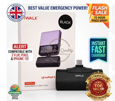 iWALK LinkPod 4 Power Bank 4500mAh USB C Portable Charger Black Pocket Powerbank Draagbare oplader - powerbank price