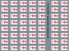 Railtec waterslide decals OHL overhead warning flashes: 1970-80s 7-1051 Flashes price