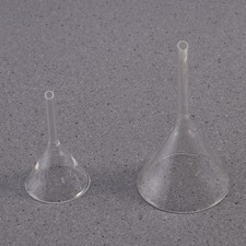 5pcs Glassware Chemistry Feeding Funnels Triangle Solid Lab Funnel 40 mm Chemistry price