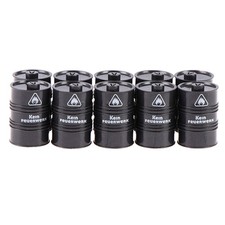 10Pcs Black Chemistry Oil Drum Building Block Diy Figures Guard Model Gift T_ FI Chemistry price