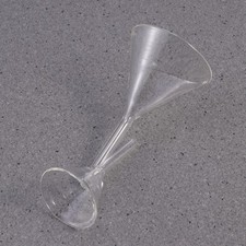 5pcs Glass Chemistry Feeding Funnels Solid Triangle Labware 40 mm Diameter Chemistry price