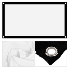 40 Inch 16:9 Projector Screen White Thicken Non-Crease Projection Screen Projectorscherm price