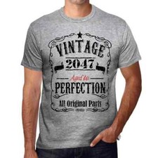 Heren Grafisch T-Shirt Alle originele onderdelen verouderd tot perfectie 2047 Heren T-shirt price