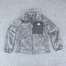 Gerry Boys Fleece Jacket M 10/12 Polyester Gray Sherpa Full Zip Outdoor Hiking Jongens jack price