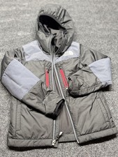 The North Face Boys Hooded Reversible Jacket Black & Grey Sz S (6-7) F22 Jongens jack price