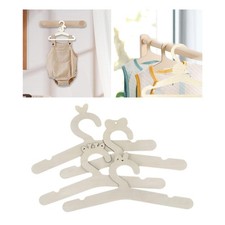 4Pcs Baby Clothes Hanger Wooden Clothes Rack Home Decors Cute Clothing Organizer Baby Clothes Hanger price