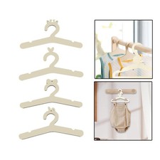 4 Pieces Baby Clothes Hanger Wooden with Shoulder Notches Non Slip Accessories Baby Clothes Hanger price