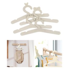 4Pcs Baby Clothes Hanger Wood Accs Clothing Organizer Home Decors Hanging Racks Baby Clothes Hanger price