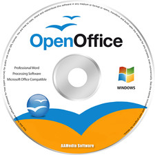 Open Office Software Suite for Windows-Word Processing-Home-Student-Business-CD Kantoorsoftware price