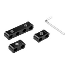 BLACK Aluminum Engine Spark Plug Wire Separator Divider Organizer Clamp Kit Divider & Separator price