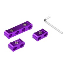 PURPLE Aluminum Engine Spark Plug Wire Separator Divider Organizer Clamp Kit Divider & Separator price