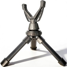 Portable Shooting Tripod with 360° Rotating & Removable V Yoke 9-10.6", Black Outdoor Jas price