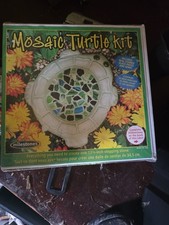 Vintage Milestones Mosaic Turtle Stepping Stone Kit Sealed Outdoor Jas price