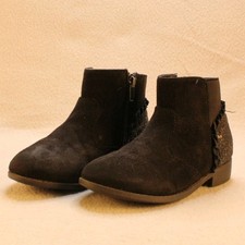Jumping Beans Luella Toddler Girls 11 Black Glitter Ankle Boots Side Zip Meisjes laarzen price