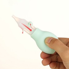 Baby Silicone Nasal Aspirator Vacuum Suction New Born Safety Nose Cleaner Tool Nasal Aspirator price