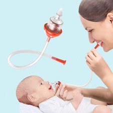 Baby Nasal Suction Aspirator Nose Cleaner Mouth Suction Nose Anti-ride Cleans~_e Nasal Aspirator price