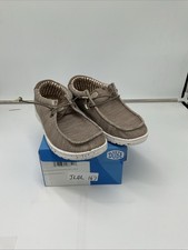 Hey Dude Wally Stretch Sox Boys US 6M Tan Slip On Moc Toe Casual Shoes JLOL167 Jongens casual schoenen price
