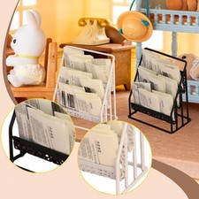 1:12 Document Display Rack Dollhouse Decoration Mini Brochure Display Stand for Document Rek price
