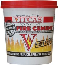 VITCAS BUFF FIRE CEMENT 2KG FOR STOVES,OVENS,BOILERS.*HEAT RESISTANT* Boilers price