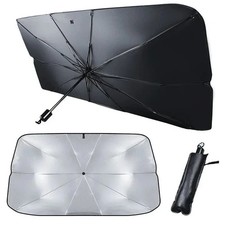 Car Windshield Sunshade Umbrella, Front Window UV Reflector, Foldable Sun Visor Sunshade price