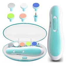 Electric Baby Nail File Kit Clippers Trimmer Toddler Toes Trim Nails Polish Care Baby Nail Clippers price
