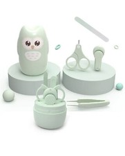 Green Newborn Nail Clippers, 4-In-1 Safe Baby Kit with Cute Owl Case Baby Nail Clippers price
