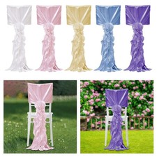 Wedding Chair Cover High Chair Skirt Slipcover Multifunctional Supplies Elegant Hoes voor kinderstoel price
