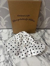 Furtalk baby sun bucket hat white black dots 0-6 month Baby Hoed price