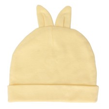 Baby Beanie Hat High Elasticity Newborn Baby Hat Yellow For Outdoor Baby Hoed price