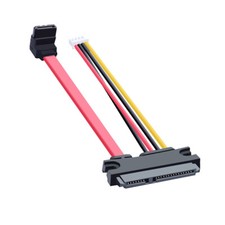 7+15Pin 22P 90 Degree Power 4pin SATA Integrated Hard Disk Drive Data ITX Cable Disk Kabel price