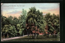 Ansichtskarte Hamburg-Gr. Borstel, Weg beim Jäger 1915 Borstel price