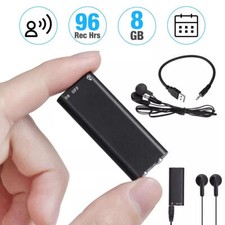 Mini Hidden Audio Recorder Voice Listening Device 96 Hours 8 GB Bug Recording Voice Recorders price