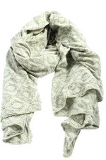 PIECES Gebreide sjaal Dames Sjaal zwart-khaki-grijs casual uitstraling Dames Sjaal price