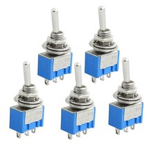 5pcs 3 Terminals SPDT On Toggle Switches AC 250V/3A 125V/6A Switches price