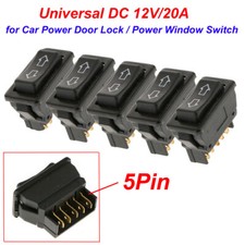 5Pcs Universal  5Pin 12V 20A Car Power Door Lock/Power Window Rocker Switches Switches price