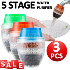 3x Carbon Clean Filter Kitchen Tap Water Purifier Home Coconut Cartridge Faucet Water Purifier price
