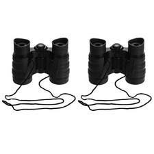 2pcs Toy Binoculars 4X30 Compact Foldable Binoculars Black with Neck Strap Binoculars price