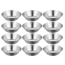 12Pcs Nonstick Aluminum Egg Tart Mold Mini Tart Shells for Oven Baking Use Mini / Midi Ovens price