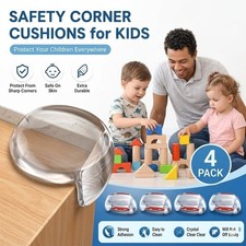4x Baby Safety Corner Cushion Edge Protector Table Guard Bumper Set Kids Safe UK Baby Veiligheid Set price