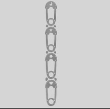 4 baby safety pins Set Of Metal Craft Dies. Uk Seller🇬🇧 Baby Veiligheid Set price